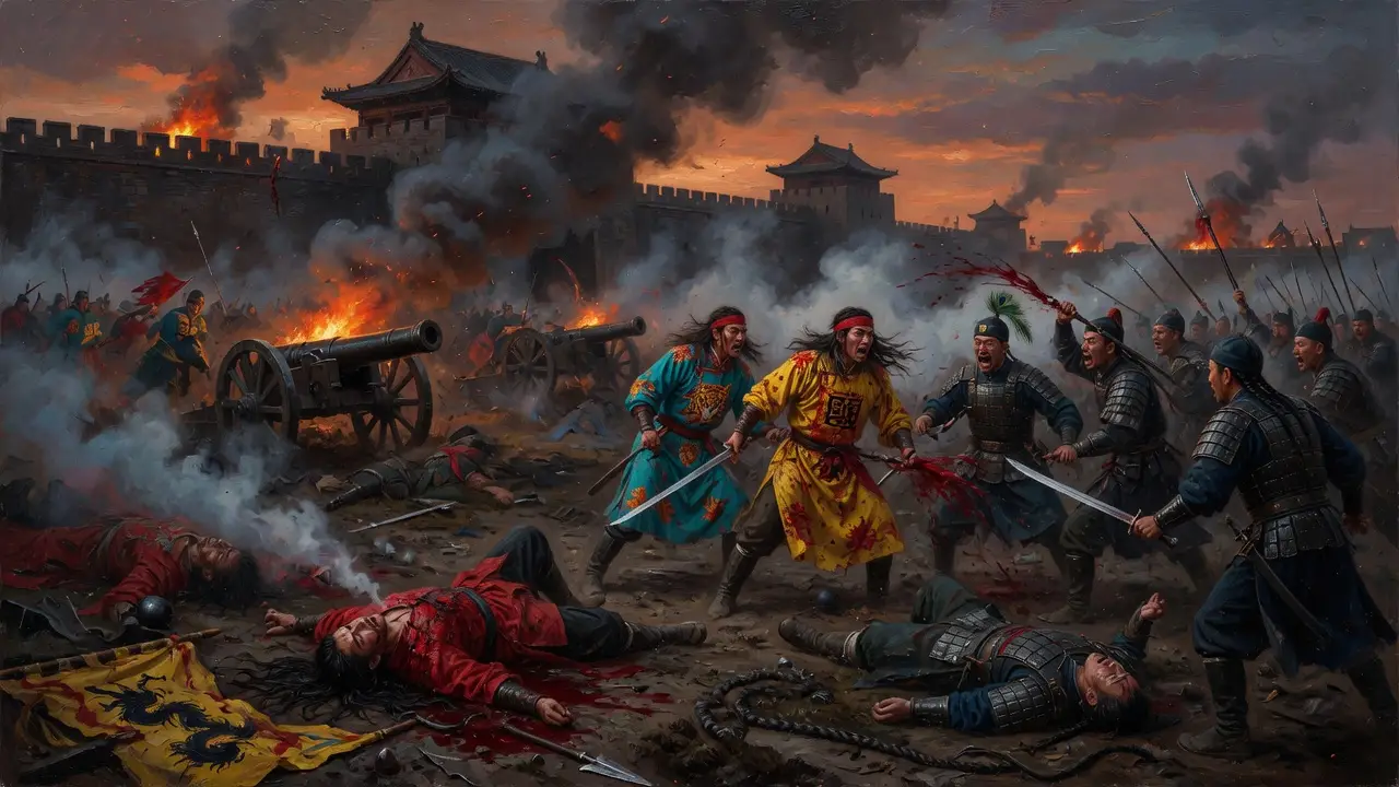 1860s China blood soaked battlefield 1860s China blood-soaked battlefield
