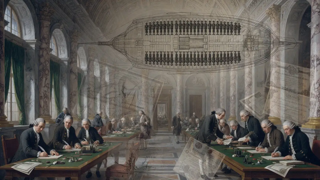 18th Century European Banking Hall