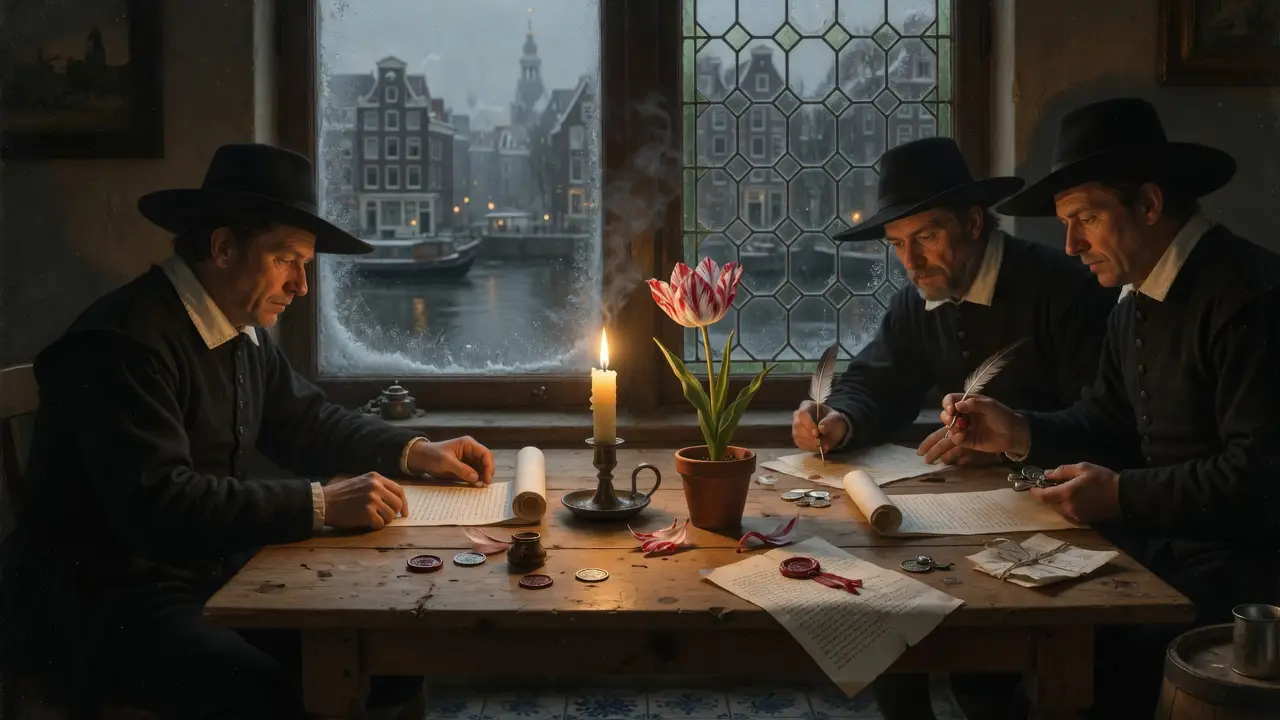 A Seventeenth Century Dutch Merchant Tavern Scene