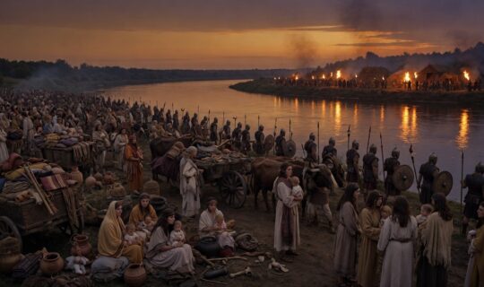Bronze Age refugees gathered