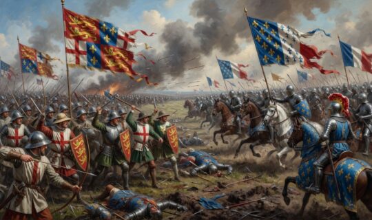 English and French during the Hundred Years War
