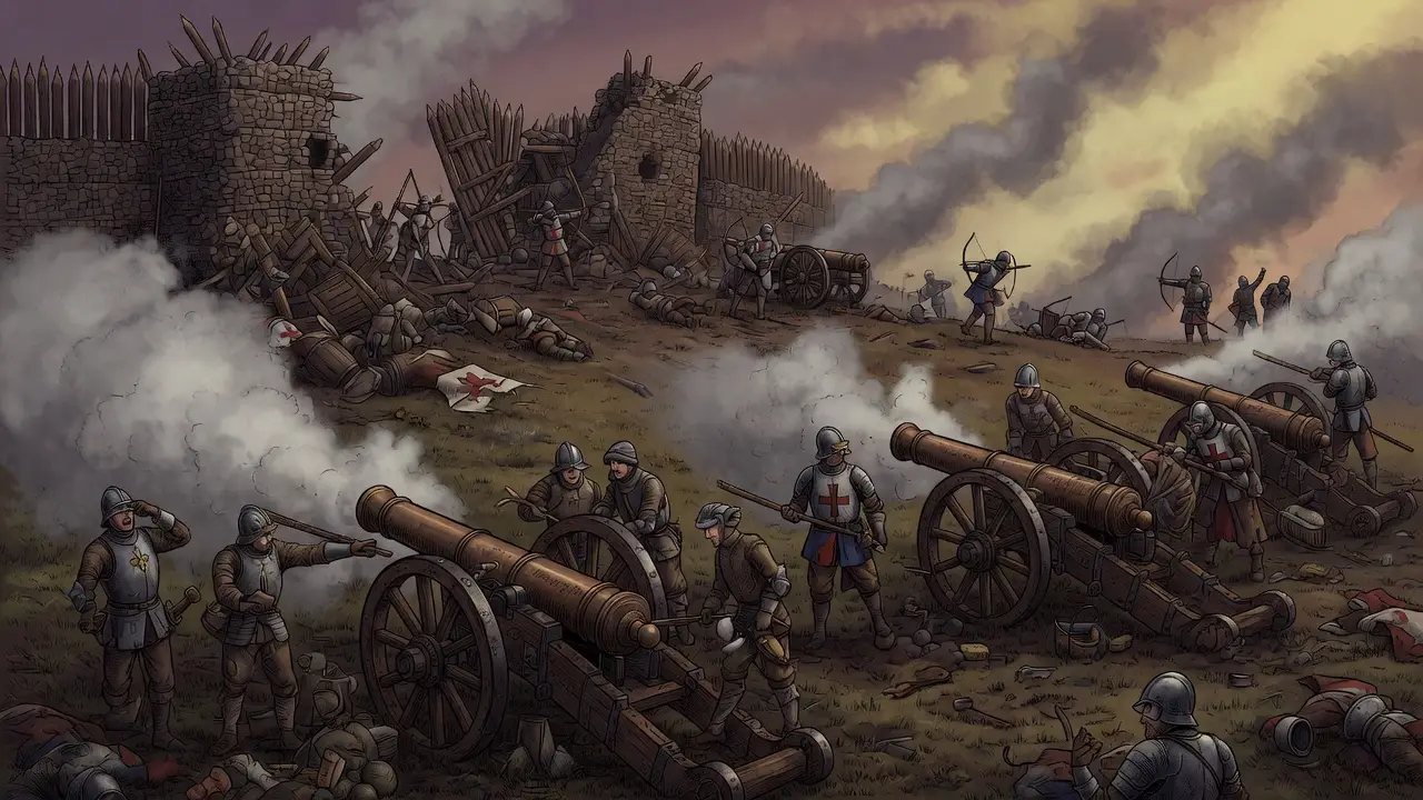 French artillery Battle of Castillon 1453 French artillery Battle of Castillon 1453