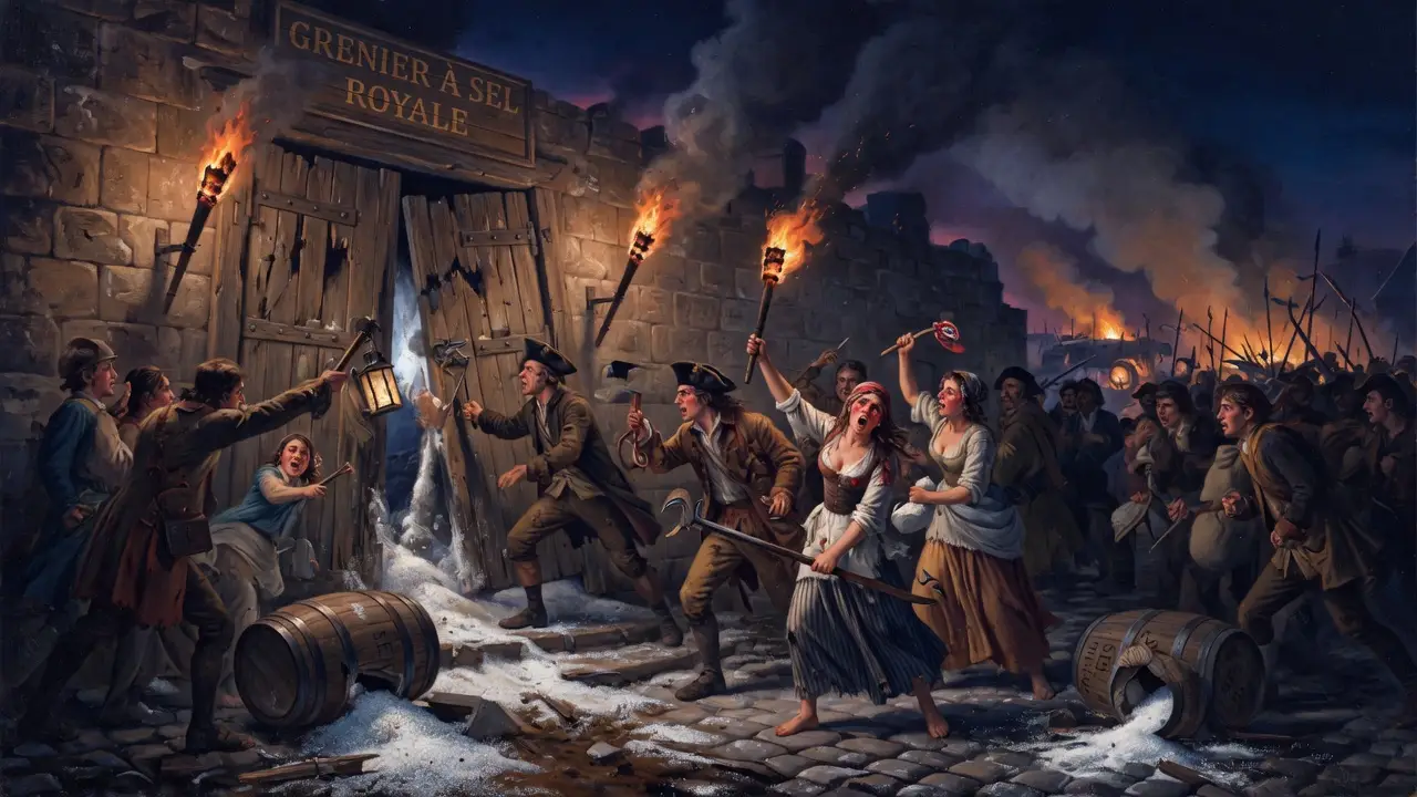 French revolutionaries salt warehouse French revolutionaries salt warehouse