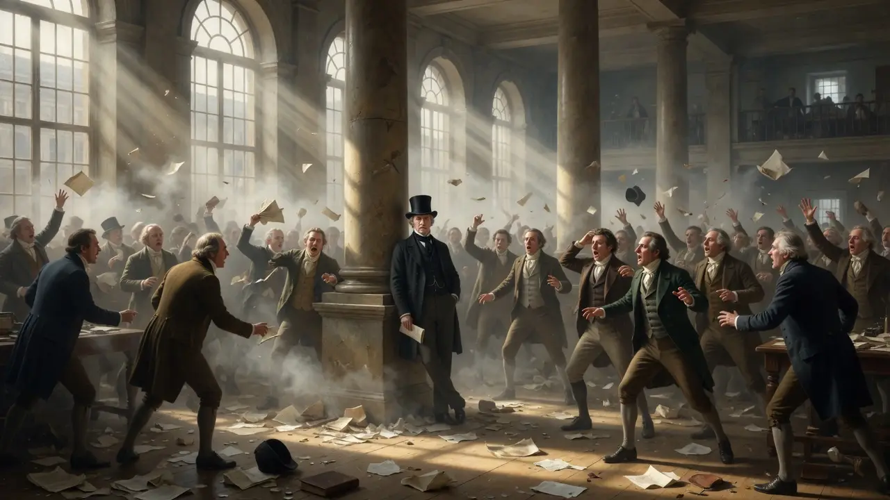 London Stock Exchange Floor Circa 1815