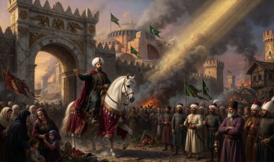 Sultan Mehmed II on horseback entering Constantinople 1453 Sultan Mehmed II on horseback entering Constantinople 1453