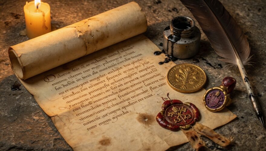 ancient medieval church financial document How the Catholic Church Invented Modern Banking