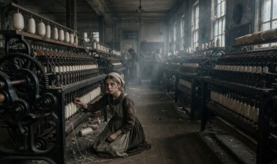 child labor Victorian textile mill circa 1840s child labor Victorian textile mill circa 1840s