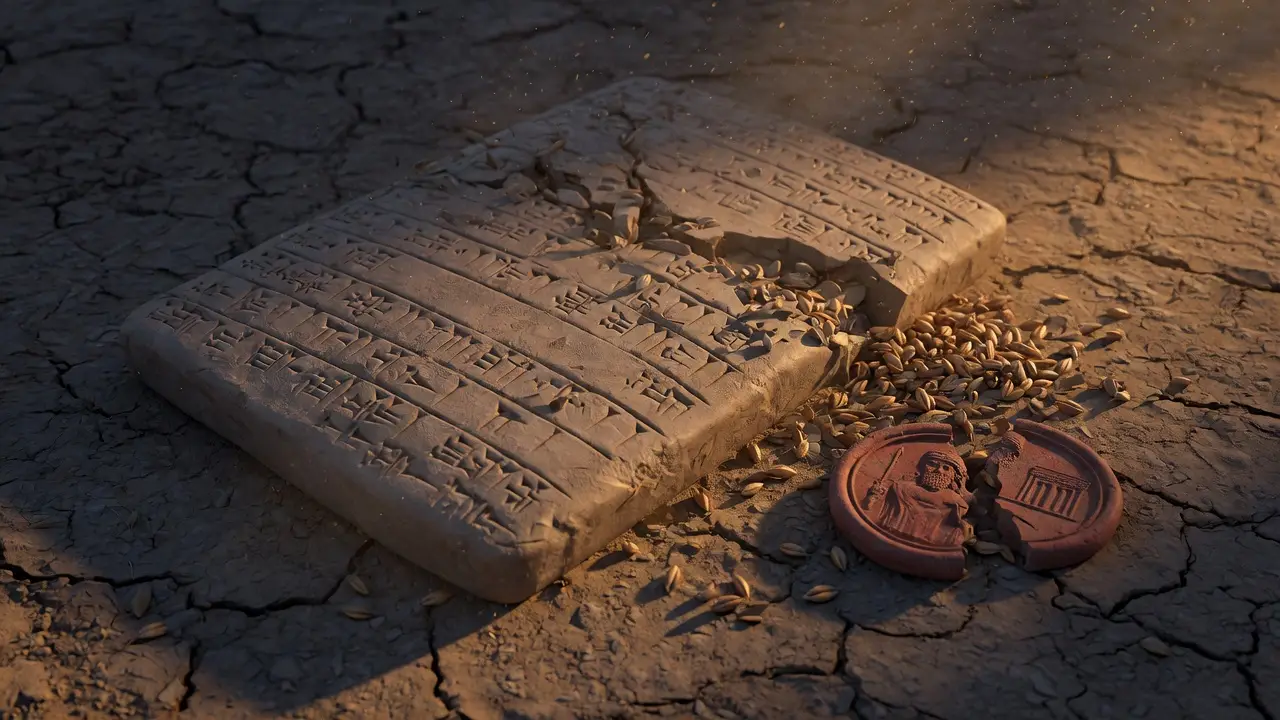 clay tablet in cuneiform debt records1 clay tablet in cuneiform debt records(1)