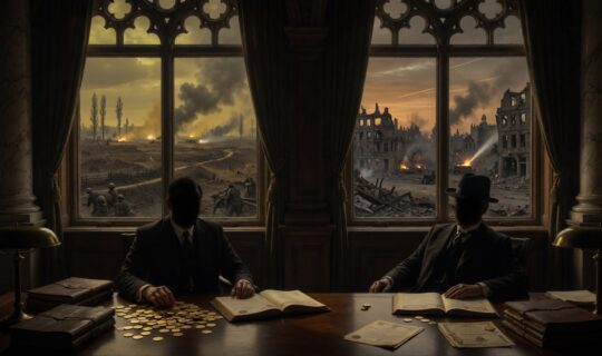 grand early 20th century banking hall