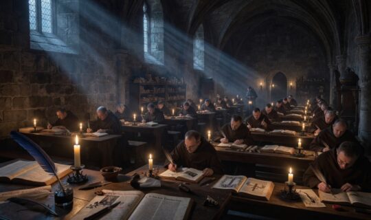 medieval monastery scriptorium