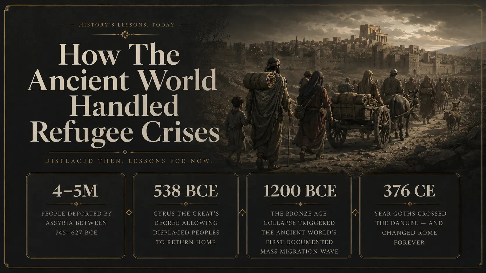 refugee crises in the ancient world statistics