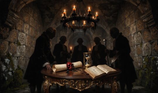underground vault in 18th century Europe