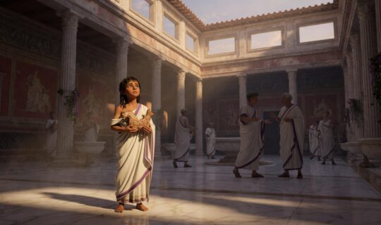 young foreign prince roman atrium