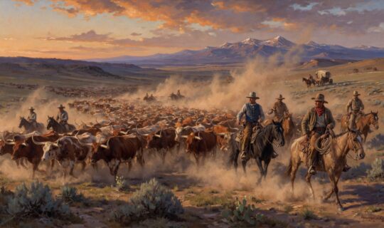 1880s Wyoming cattle drive Johnson County 1880s Wyoming cattle drive Johnson County