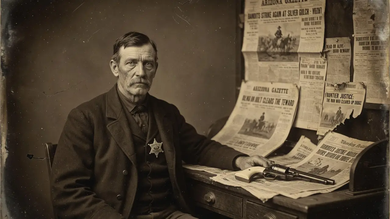 19th century Western lawman portrait 19th-century Western lawman portrait
