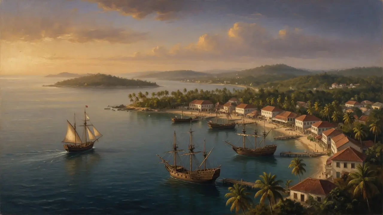 Nassau Harbour in the early 1700s Nassau Harbour in the early 1700s