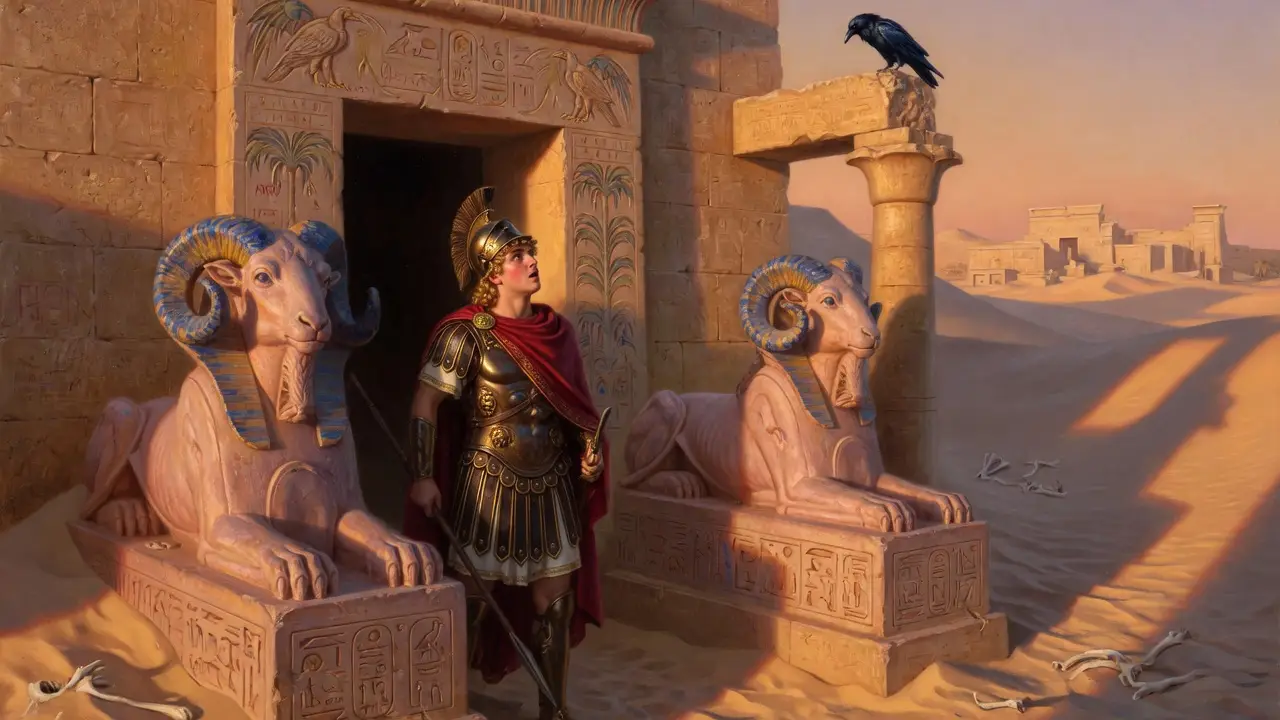 Oracle of Delphi and Alexander at Siwa