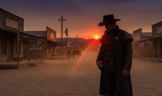 Wyatt Earp in arizona at OK corral Wyatt Earp in arizona at OK corral