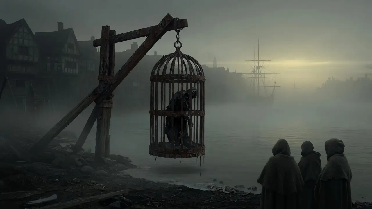 captain kidd execution on dock