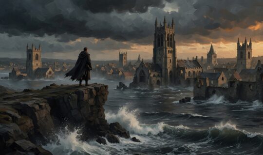 dunwich half submerged medieval English city