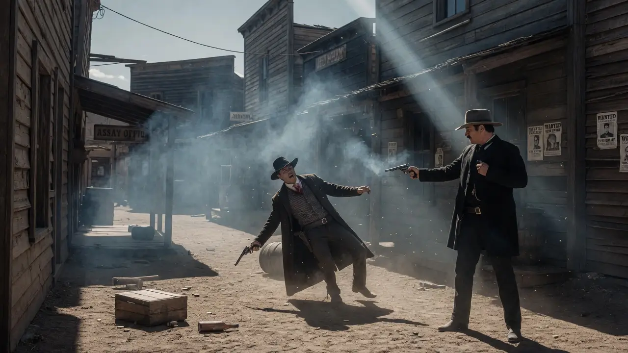 dusty alleyway 1880s frontier town dusty alleyway 1880s frontier town