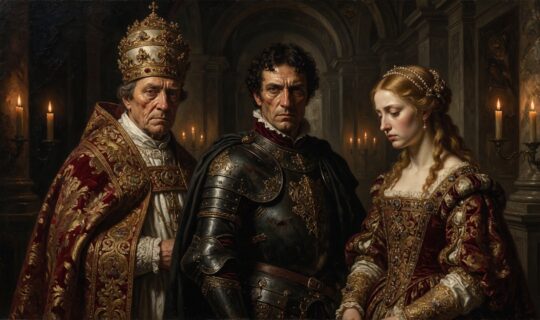 the borgias portrait oil painting