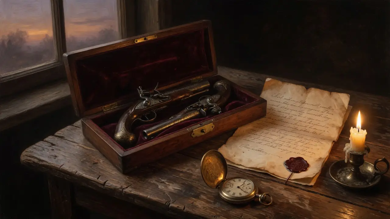 pair of ornate flintlock dueling pistols pair of ornate flintlock dueling pistols